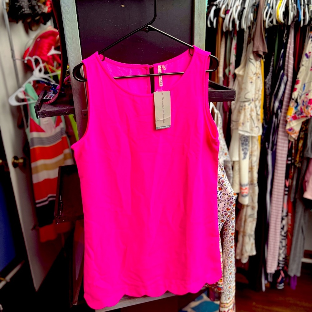 Hot pink cocktail dress